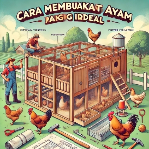 Cara Membuat Kandang Ayam Petelur yang Ideal